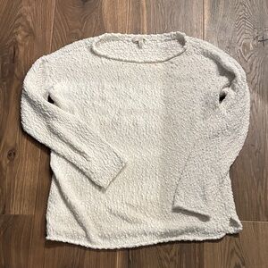 Talbots Textured white Sweater small